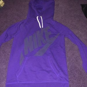 Purple Nike hoodie